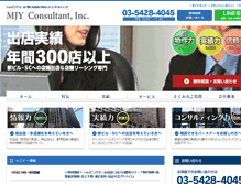 Tablet Screenshot of mjy-consult.com
